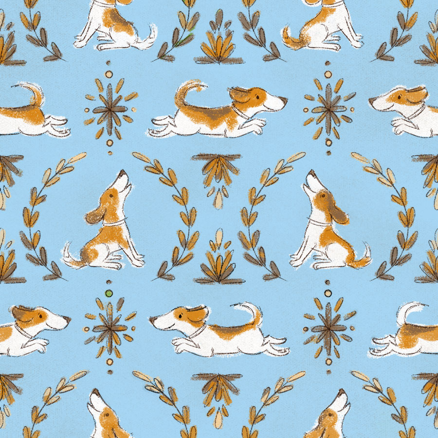 beagle_pattern_blue_and_brown